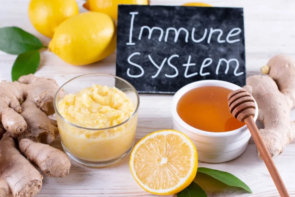 Honey help to improve the immune system.  