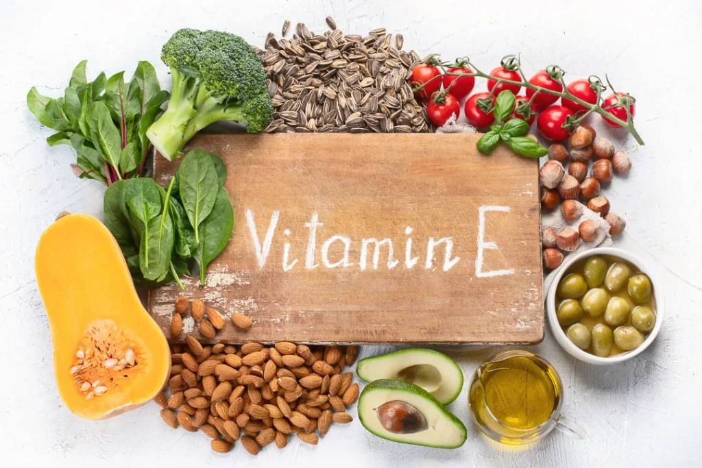 Sources for Vitamin E.