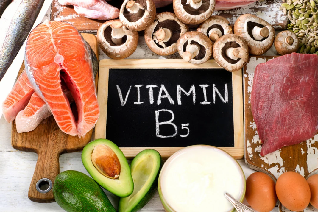 food highest in vitamin b5 pantothenic acid healthy eating concept