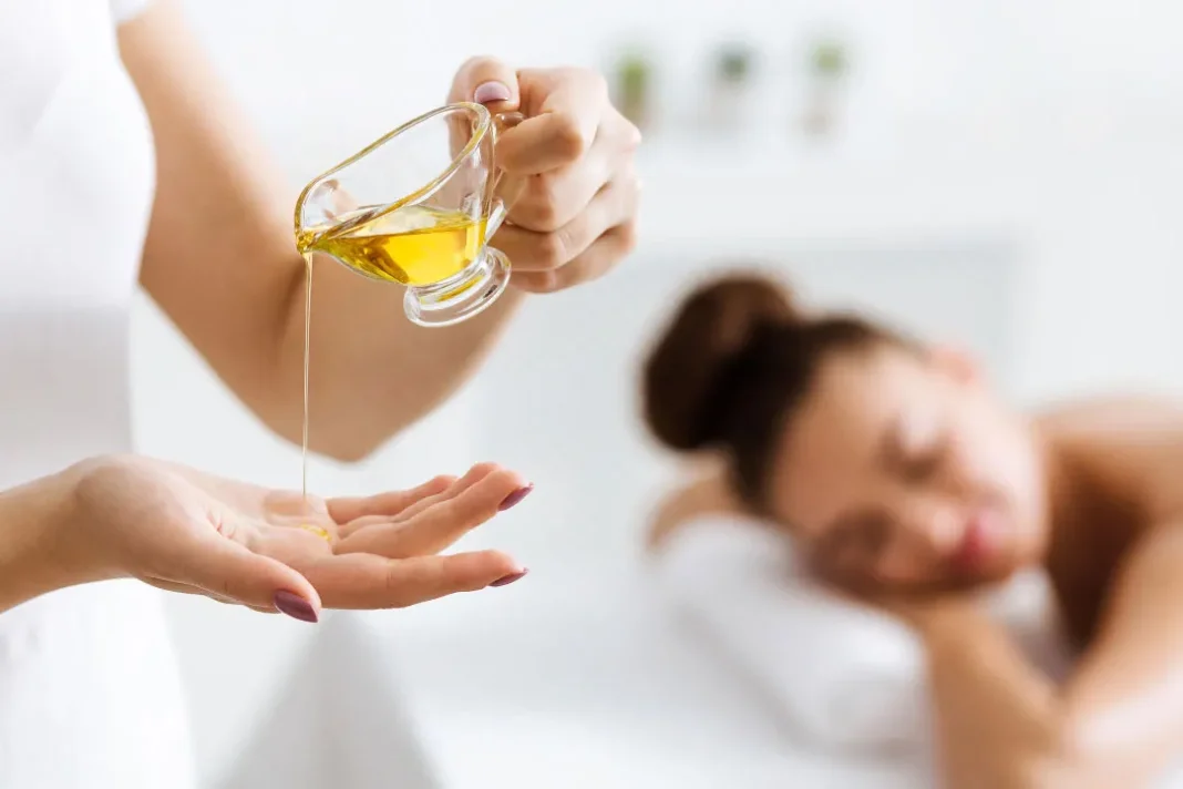 CBD massage oil for pain relief