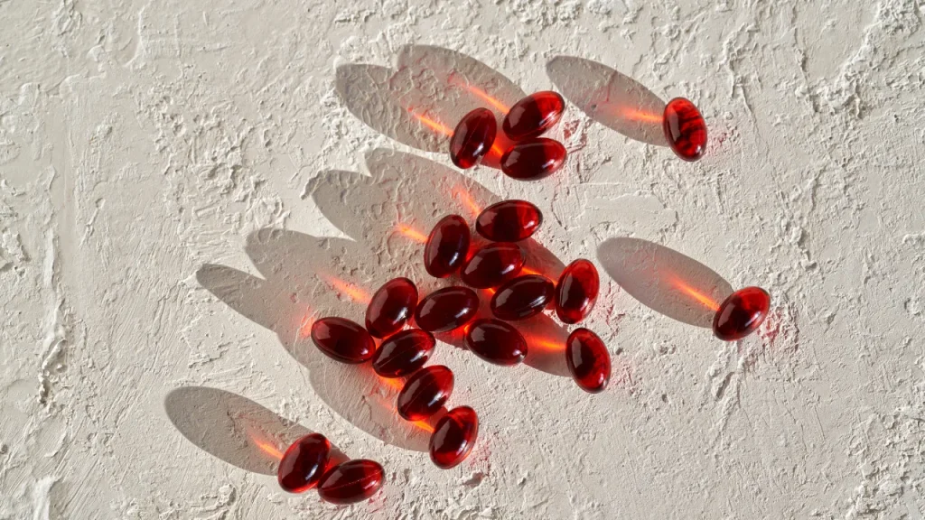 krill oil softgels