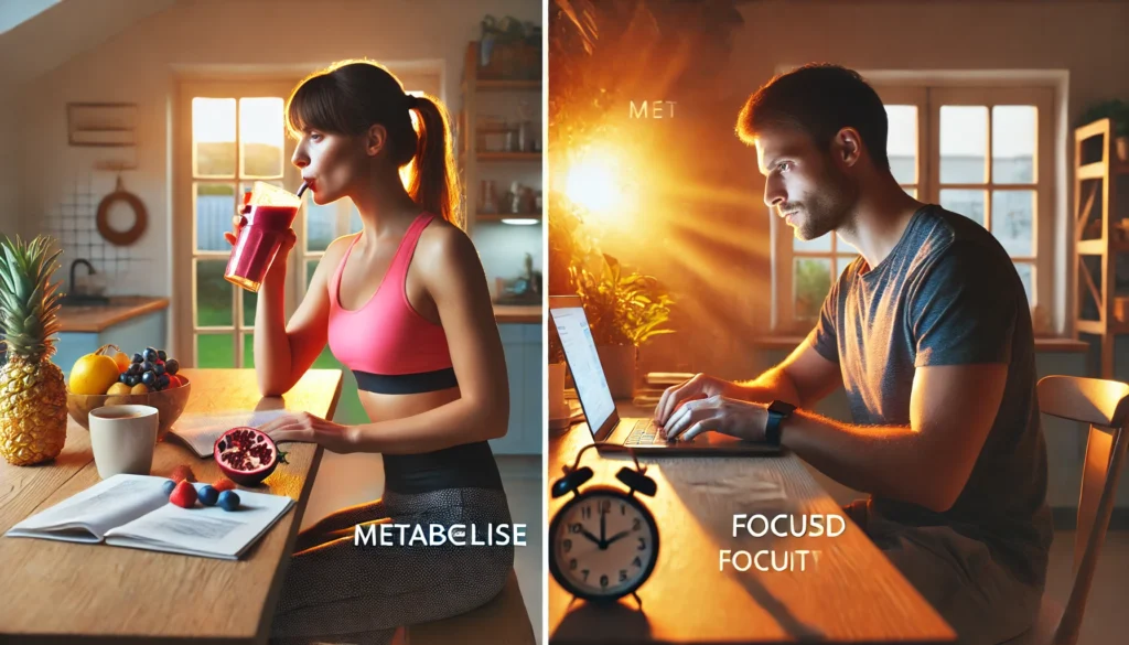 Visual concept of MCT oil quickly metabolizing in the liver showcasing the best MCT oil energy conversion