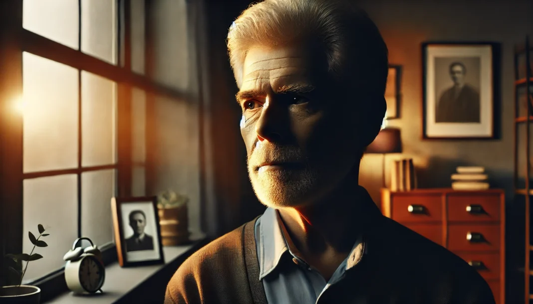 Elderly man reflecting silently by the window, illustrating how fast mild cognitive impairment progresses.