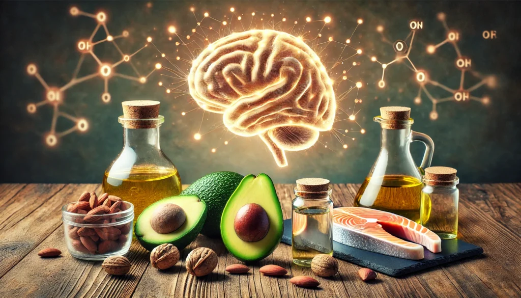 Healthy fats and ketone-friendly foods supporting alternative energy in the brain