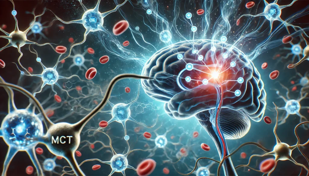 Brain neurons absorbing ketones from MCT oil, boosting dementia brain function