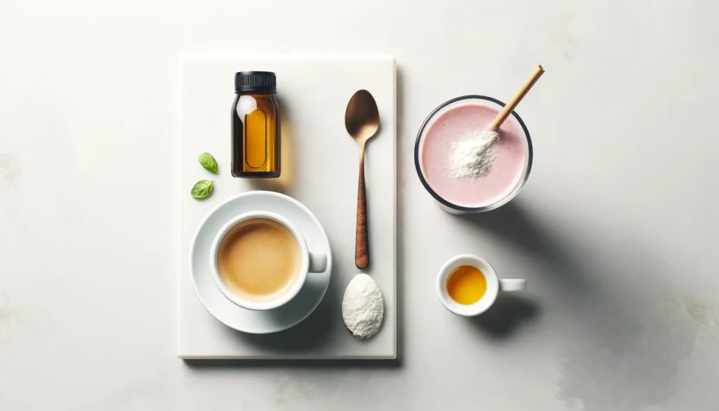 Conceptual image showing fast versus steady ketone rise with MCT powder vs oil
